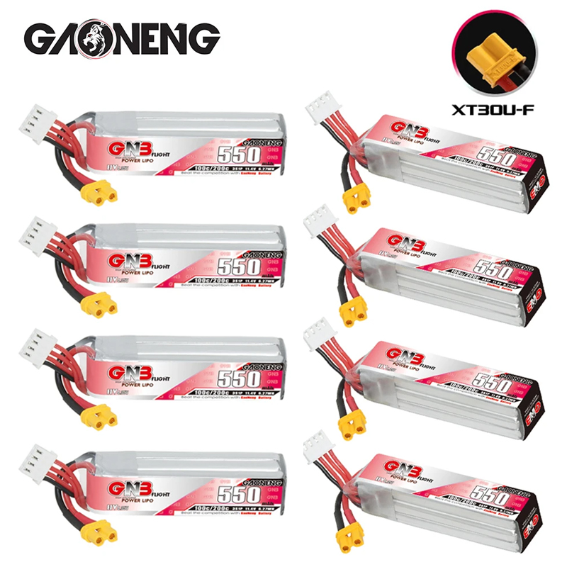 GNB HV 11.4V 550mAh 100C/200C  - Drone Battery Plate review and price