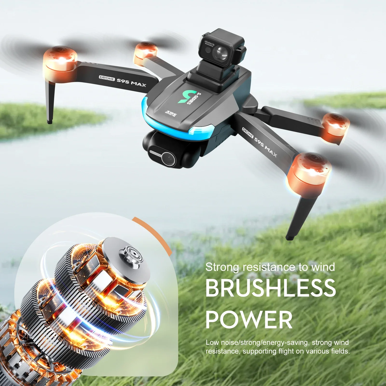 NEW S9S MAX MINI Drone 4K 2-Ax - Drone Battery Box review and price