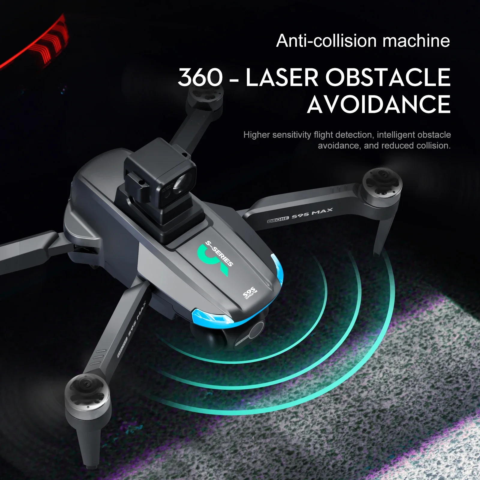 NEW S9S MAX MINI Drone 4K 2-Ax - Drone Battery Box review and price