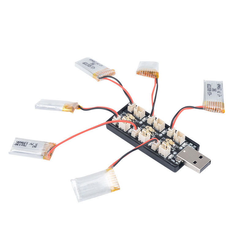 6CH USB 1S LiPo/LiHv 3.7V/4.2V - Drone Battery Balance Charger review and price