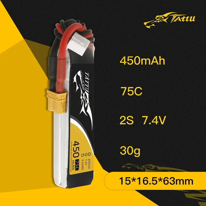 3Pcs NEW TATTU 450/500/550mAh  - Drone Battery Plate review and price