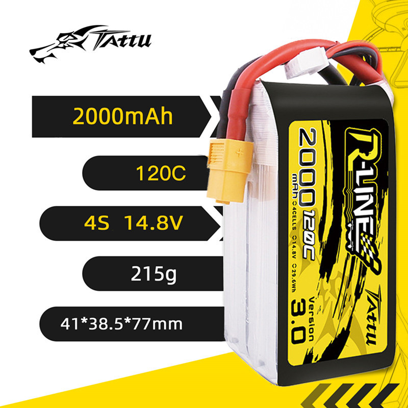 HOT TATTU R-LINE 3.0 120C 2000 - Drone Battery 4S review and price