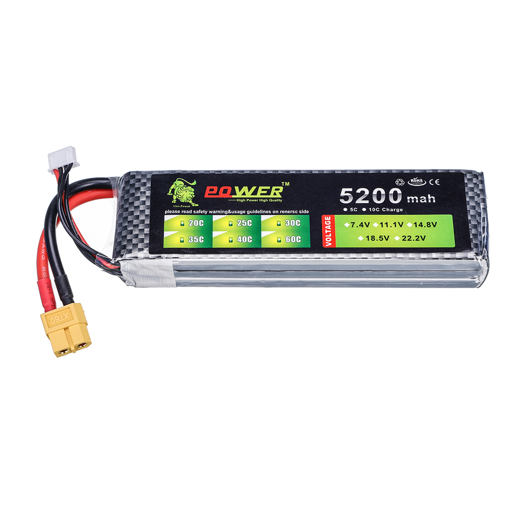 3S 5200mah 11.1V  60C Lipo Bat - Drone Battery 3S review and price